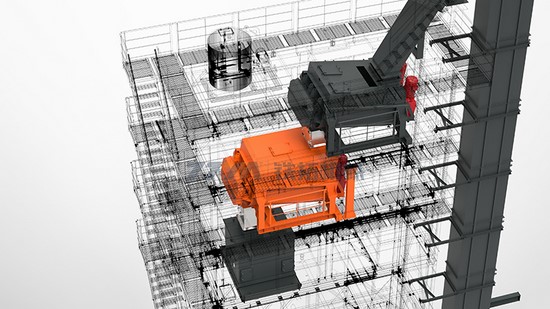 Centrale de recyclage d'asphalte écologique, Série TSEC